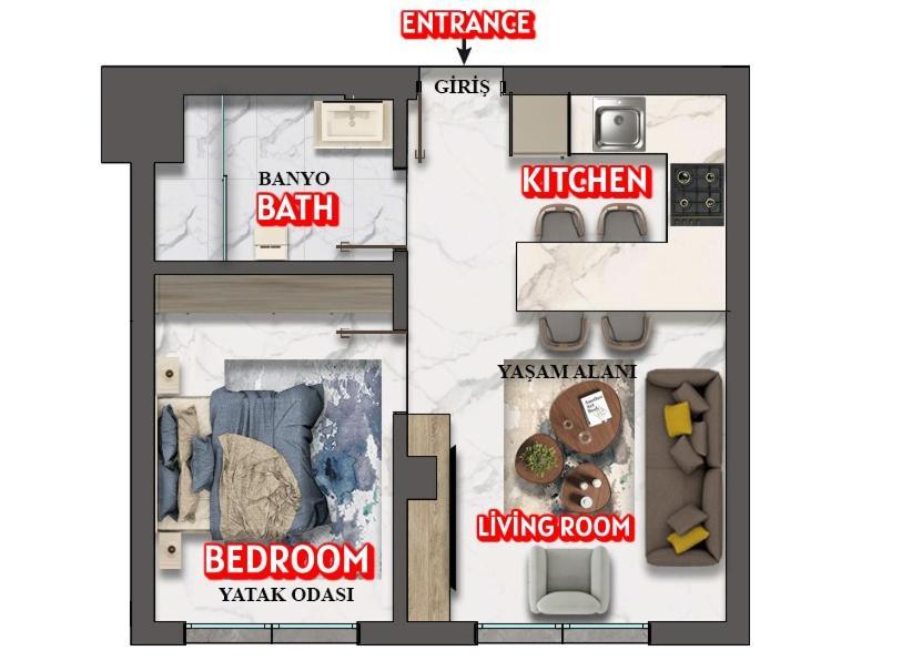 Goelhisar Mavi Konak Apart Otel المظهر الخارجي الصورة
